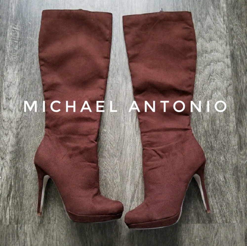 Michael Antonio Brown heeled boots